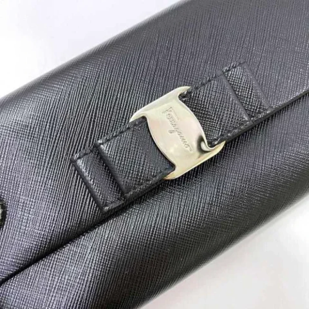 Salvatore Ferragamo Pre-owned Leather wallets Black Dames