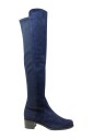 bottes-hautes-de-luxe-en-daim-bleu