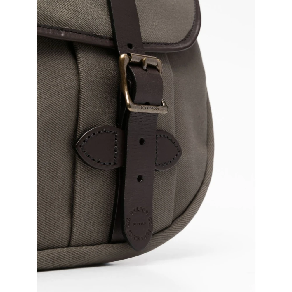 Filson Groene Messenger Field Bag in robuust twill Green Heren