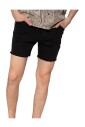 black-cotton-shorts-fringe-finish
