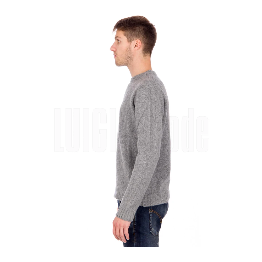 Daniele Fiesoli Stijlvolle Hals Trui Gray Heren