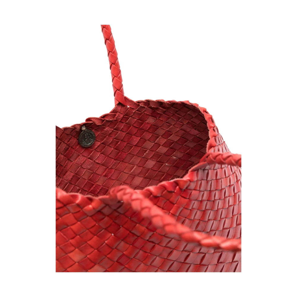 Dragon Diffusion Rode Gevlochten Handtas Red Dames