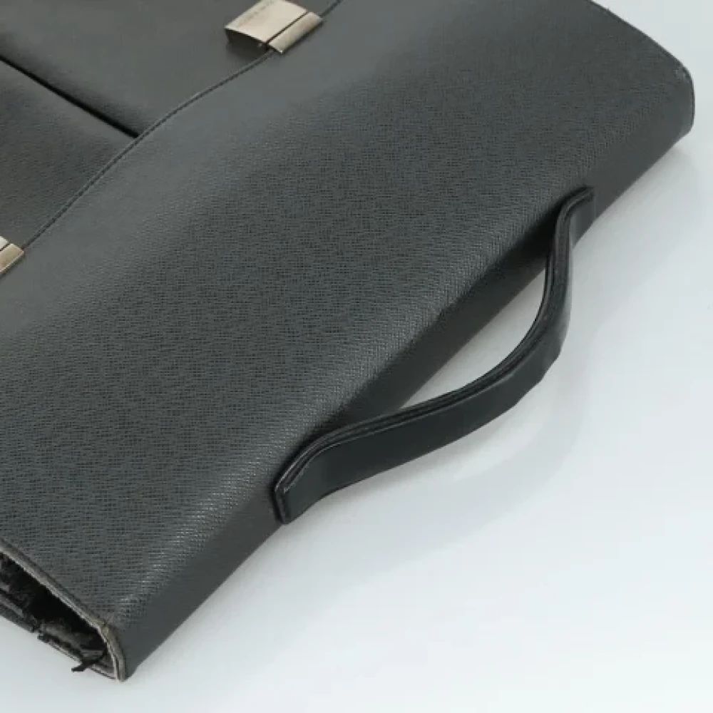 Louis Vuitton Vintage Pre-owned Leather briefcases Black Dames
