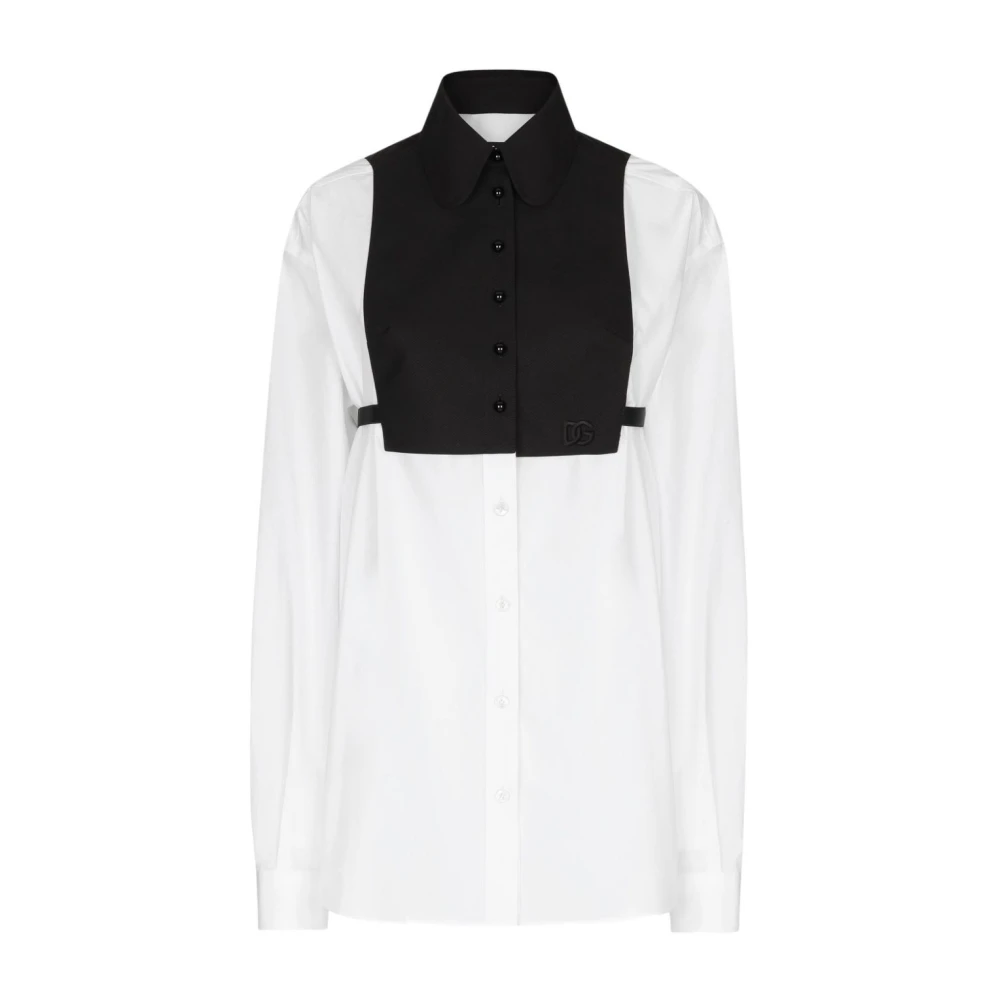 Dolce & Gabbana Overhemdjurk White Dames