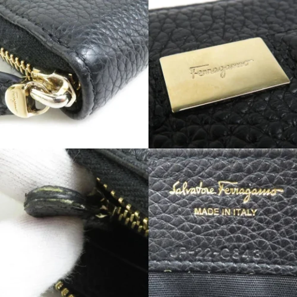 Salvatore Ferragamo Pre-owned Leather wallets Black Dames