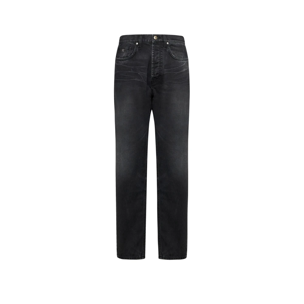 John Richmond Mannelijk Zwart Jeans Heren, W34, Katoen, Cargo Broek Met Meerdere Zakken