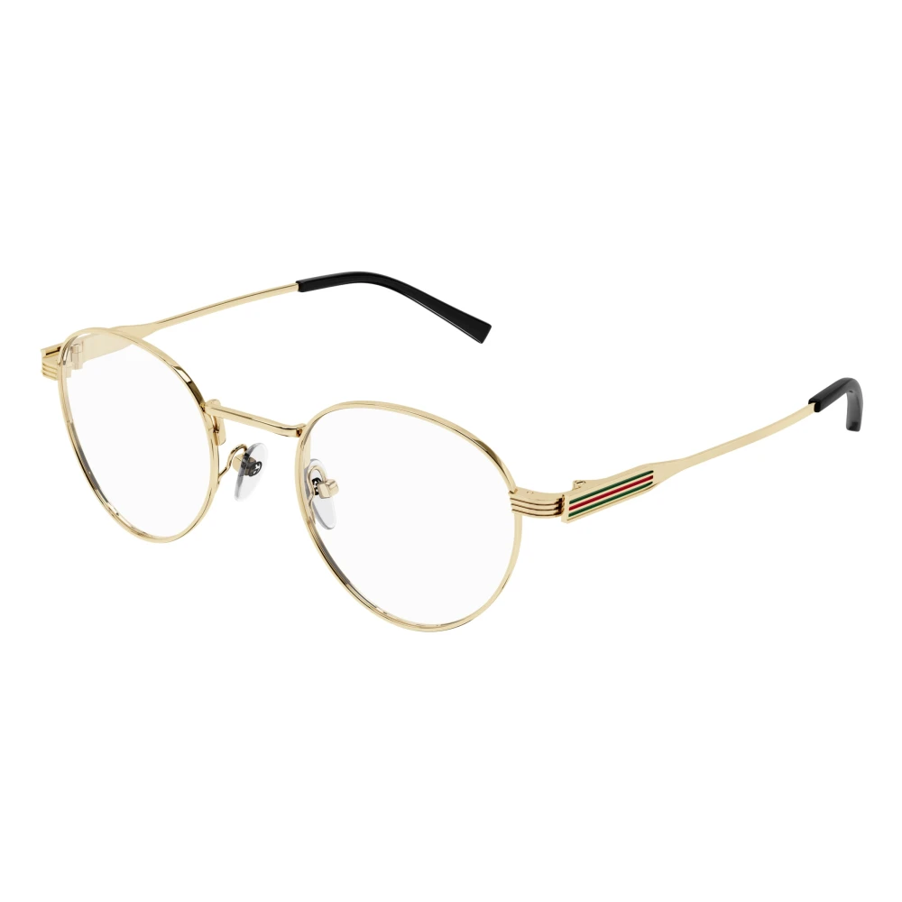 Gucci Men's Yellow Glasses,, Stylish Eyeglasses In Black Color Medium