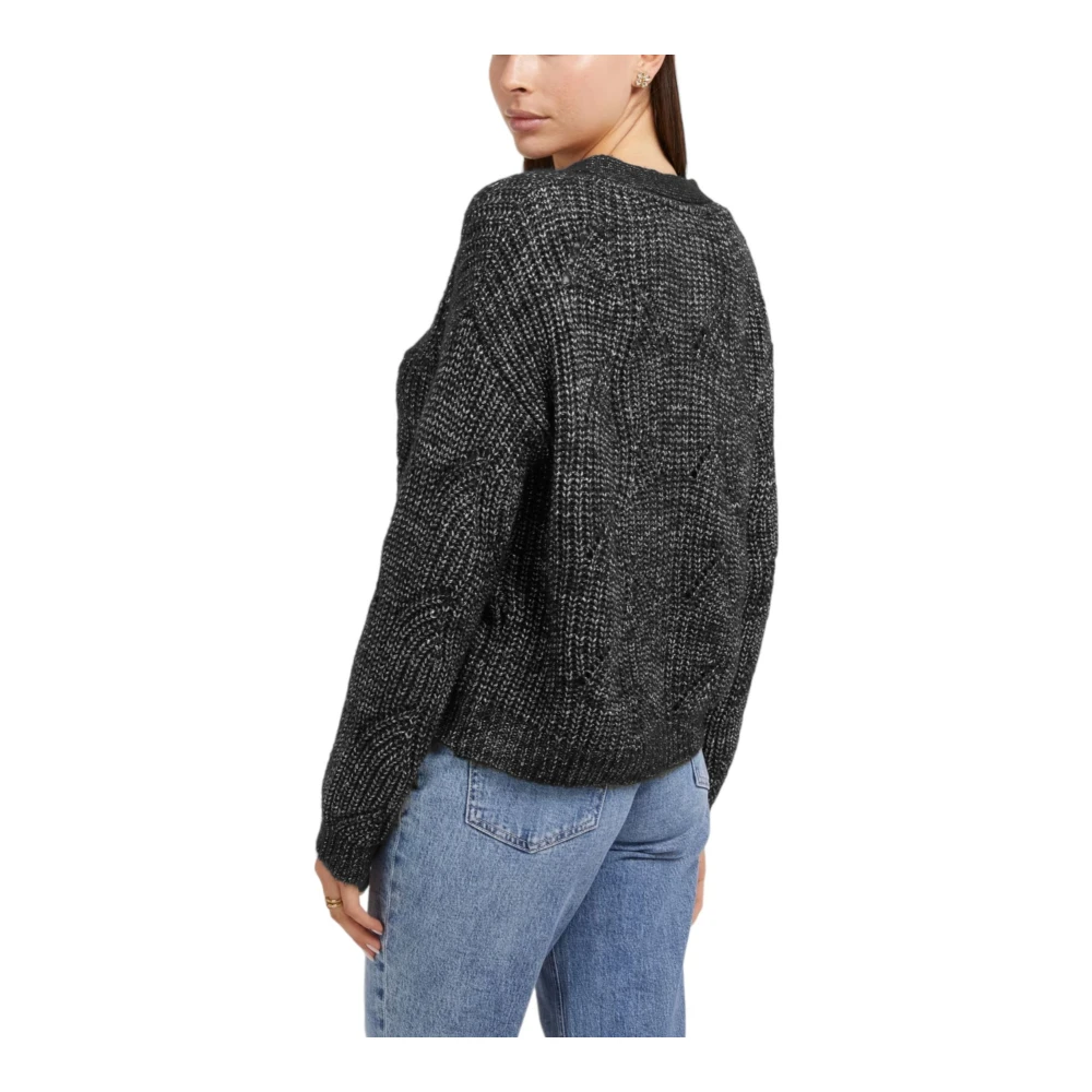 Guess Stijlvolle Cardigan voor Vrouwen Black Dames