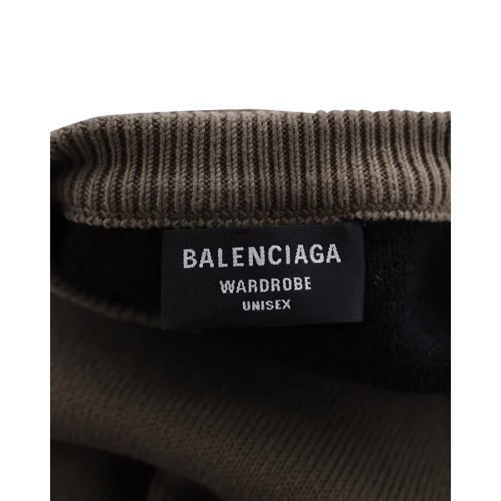 Balenciaga Vintage Pre-owned Cotton tops Brown Heren