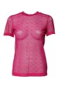 haut-rose-en-nylon-transparent-a-manches-courtes