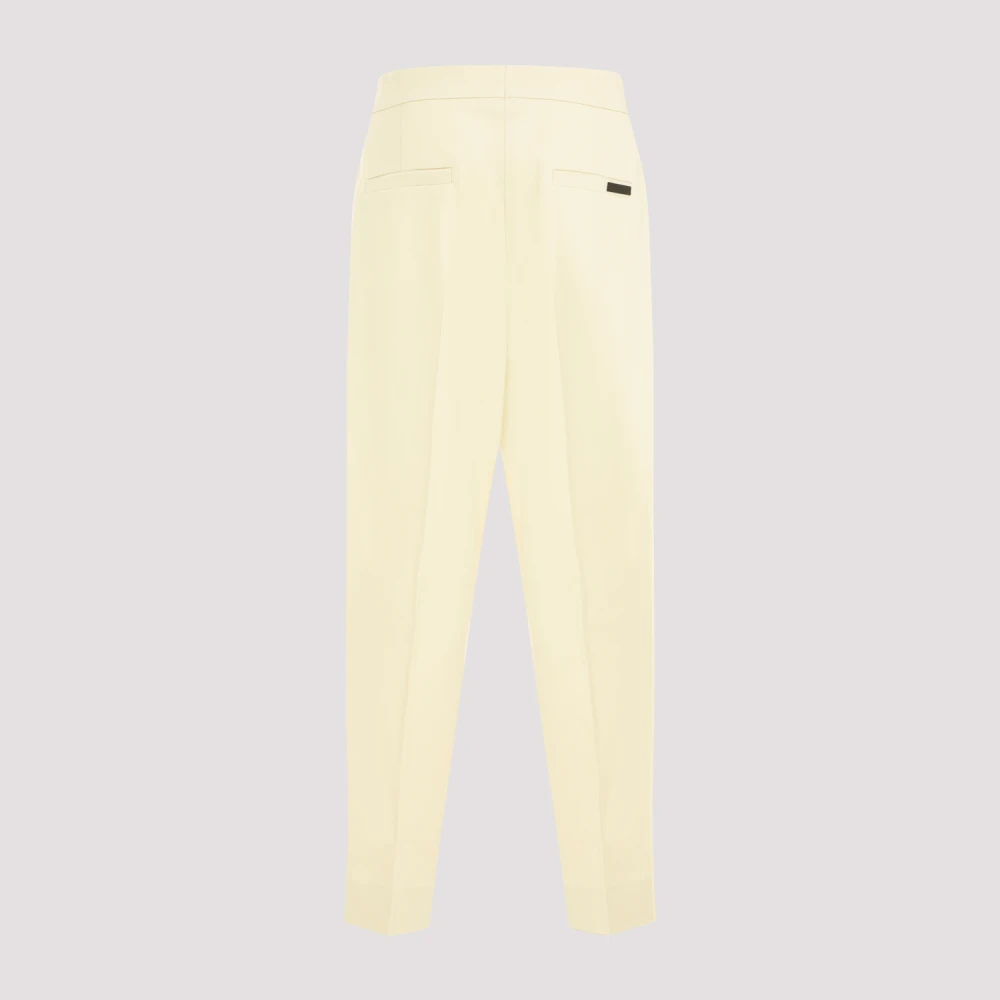 Fear Of God Gele & Oranje Tapered Wollen Broek Beige Heren