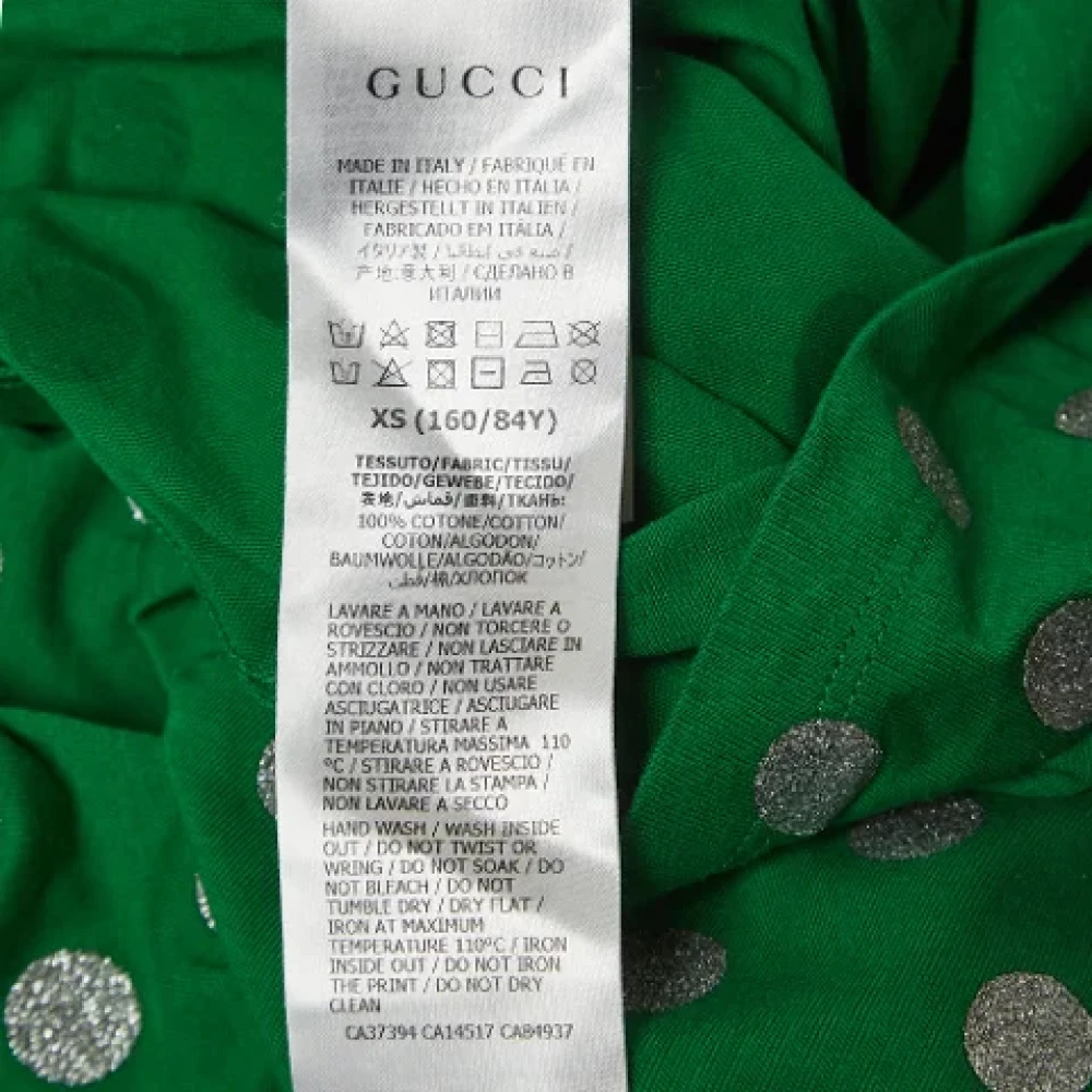 Gucci Vintage Pre-owned Cotton tops Green Dames