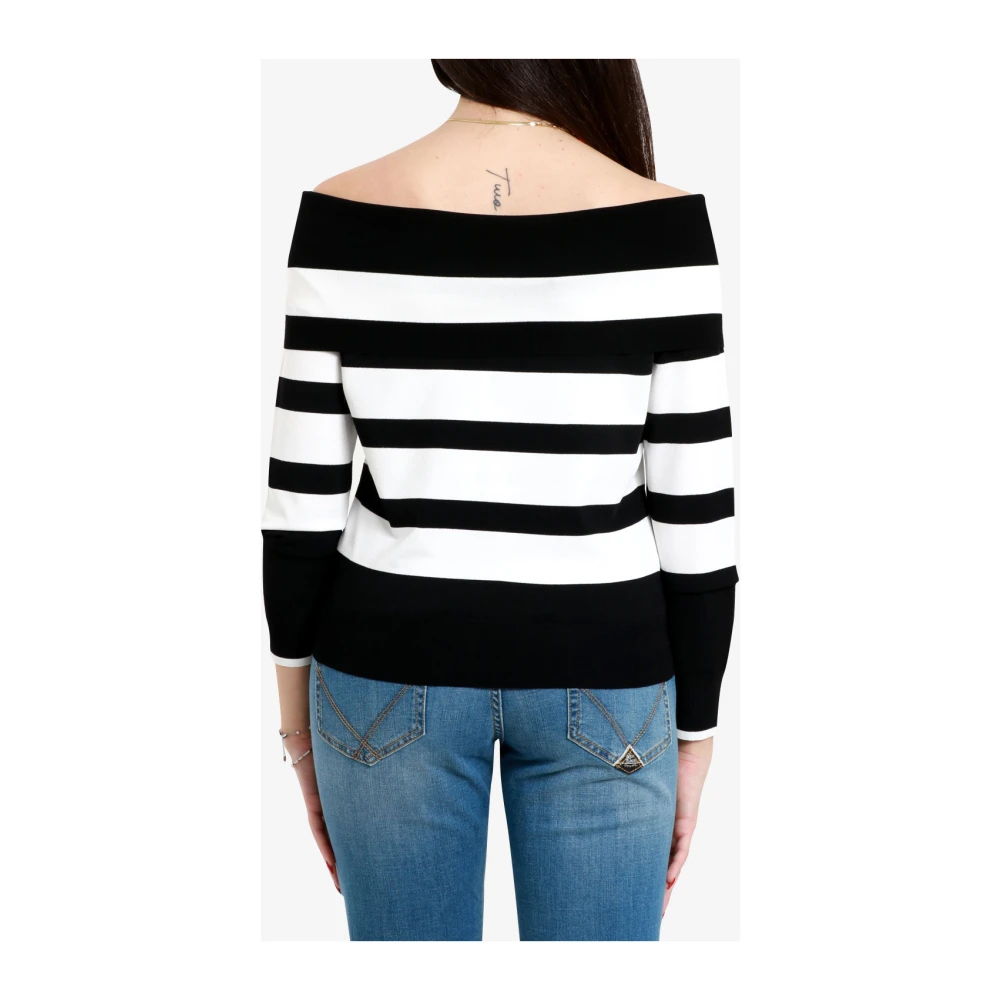 Kaos Gestreepte Katoenen Trui Multicolor Dames