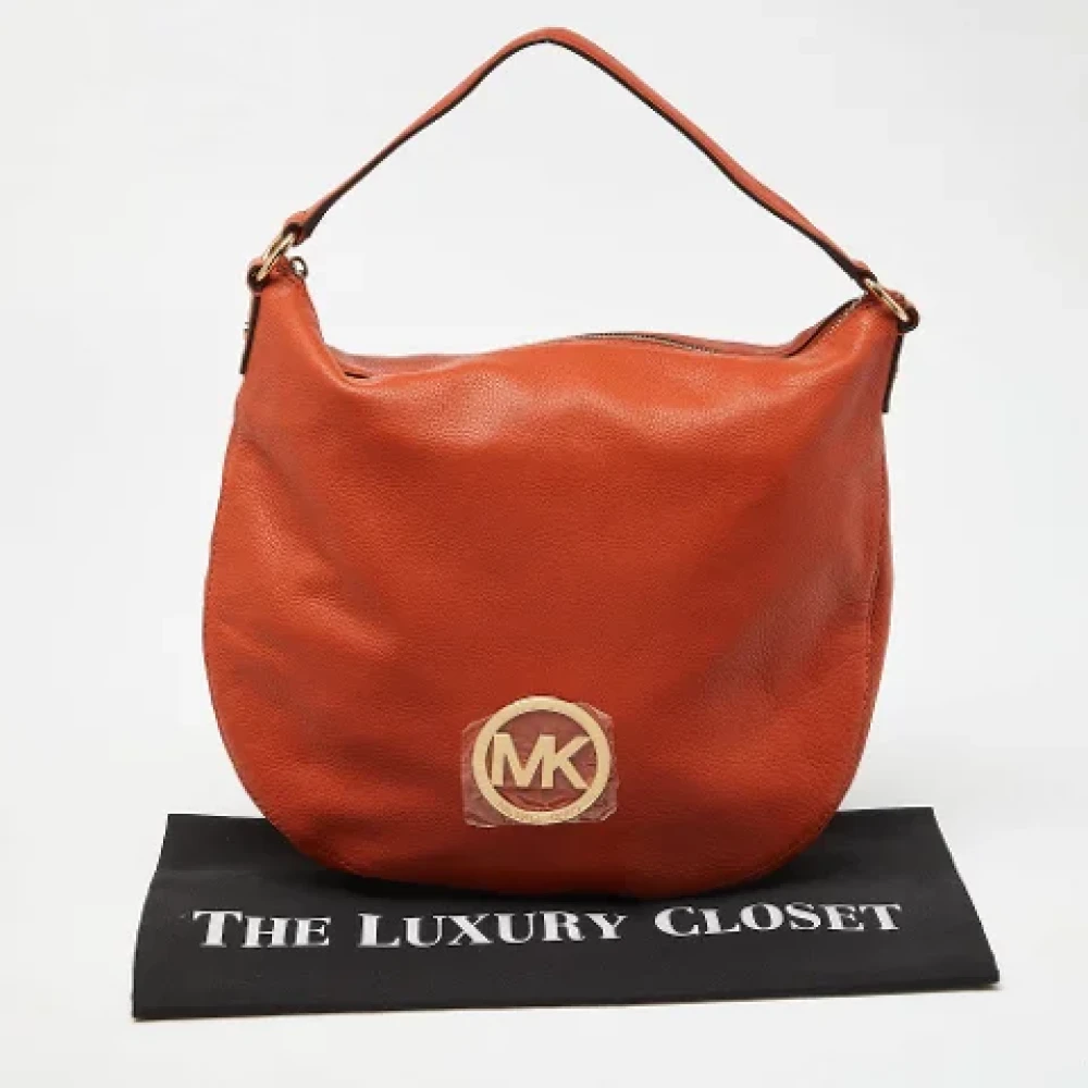 Michael Kors Pre-owned Leather handbags Orange Dames