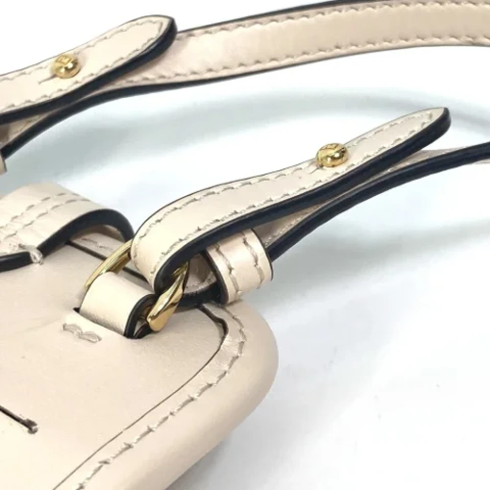 Fendi Vintage Pre-owned Canvas fendi-bags Beige Dames