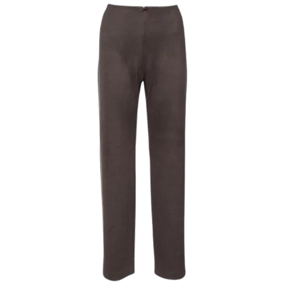 Armani Pre-owned Knit bottoms Brown Dames