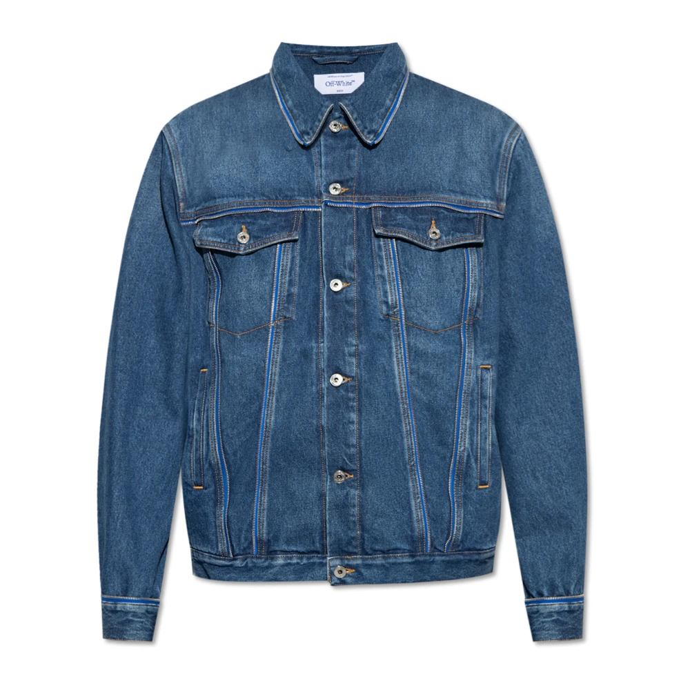 Jackets > Denim Jackets - - Off White - Modalova
