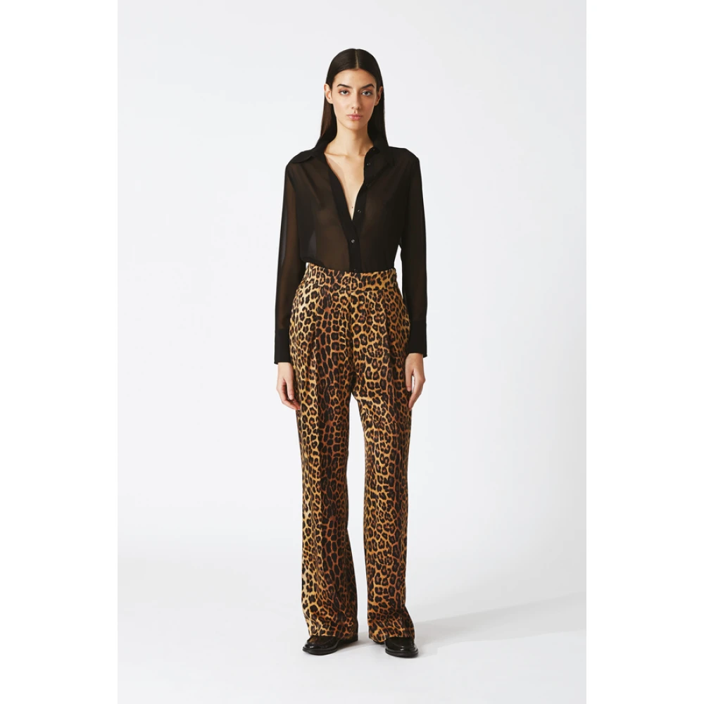 Nenette Zwarte Doorschijnende Blouse Black Dames