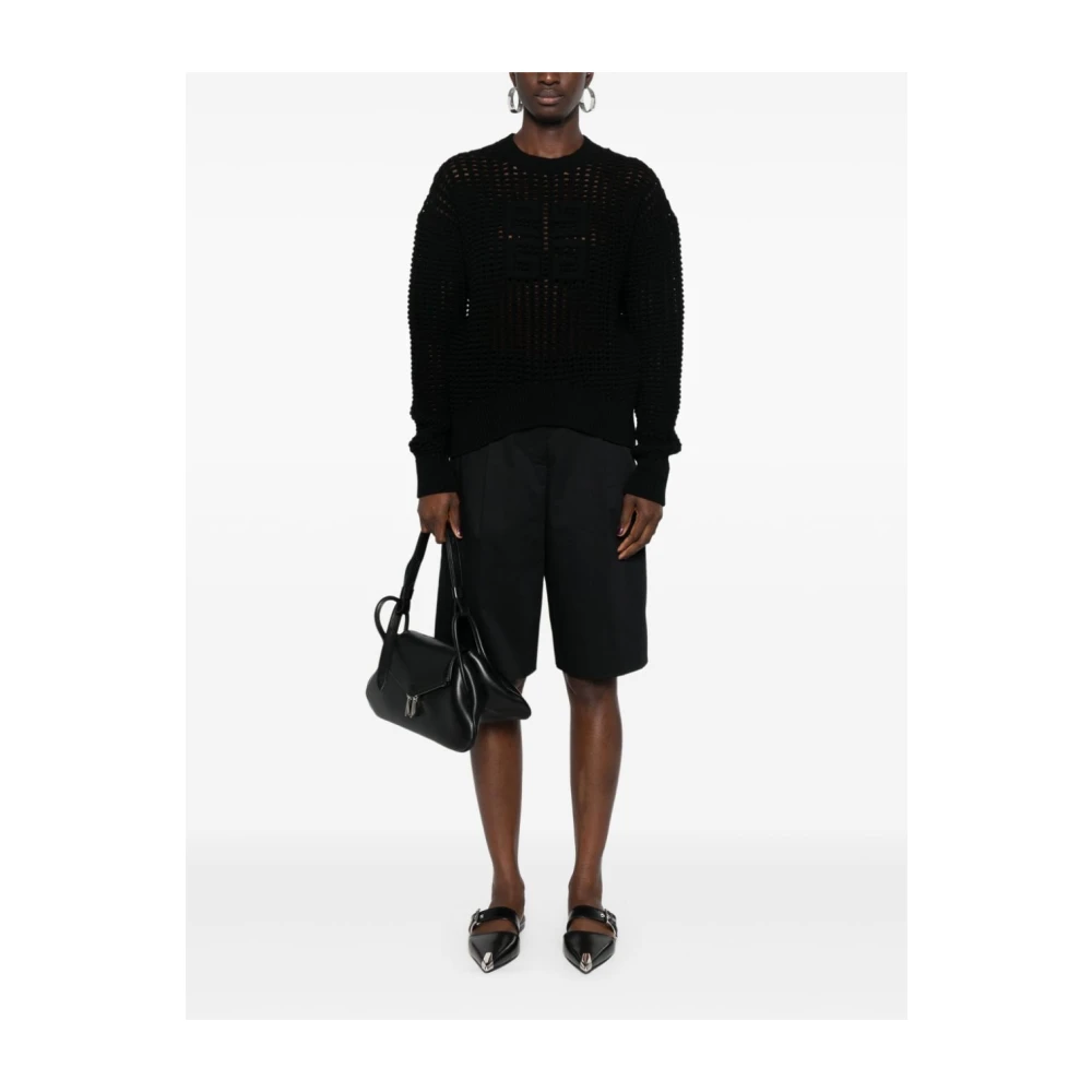 Givenchy 4G trui van wol en kasjmier Black Dames