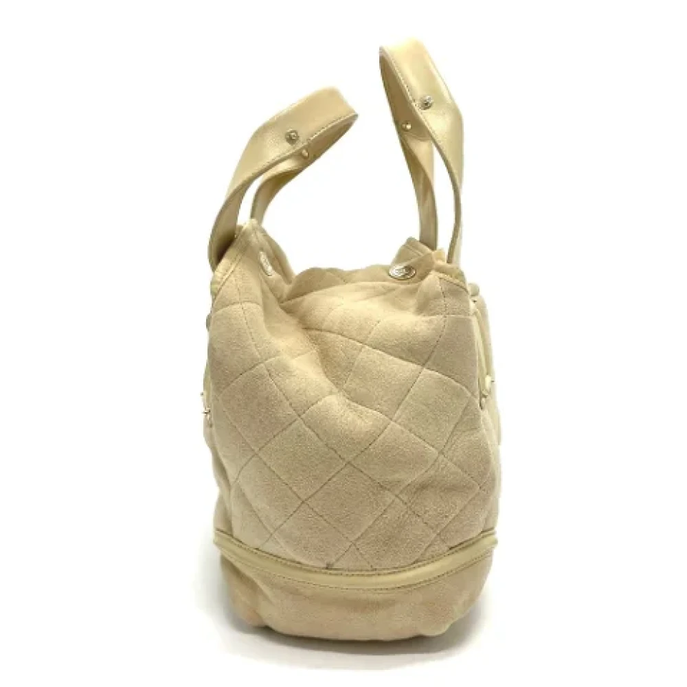 Chanel Vintage Pre-owned Fabric chanel-bags Brown Dames