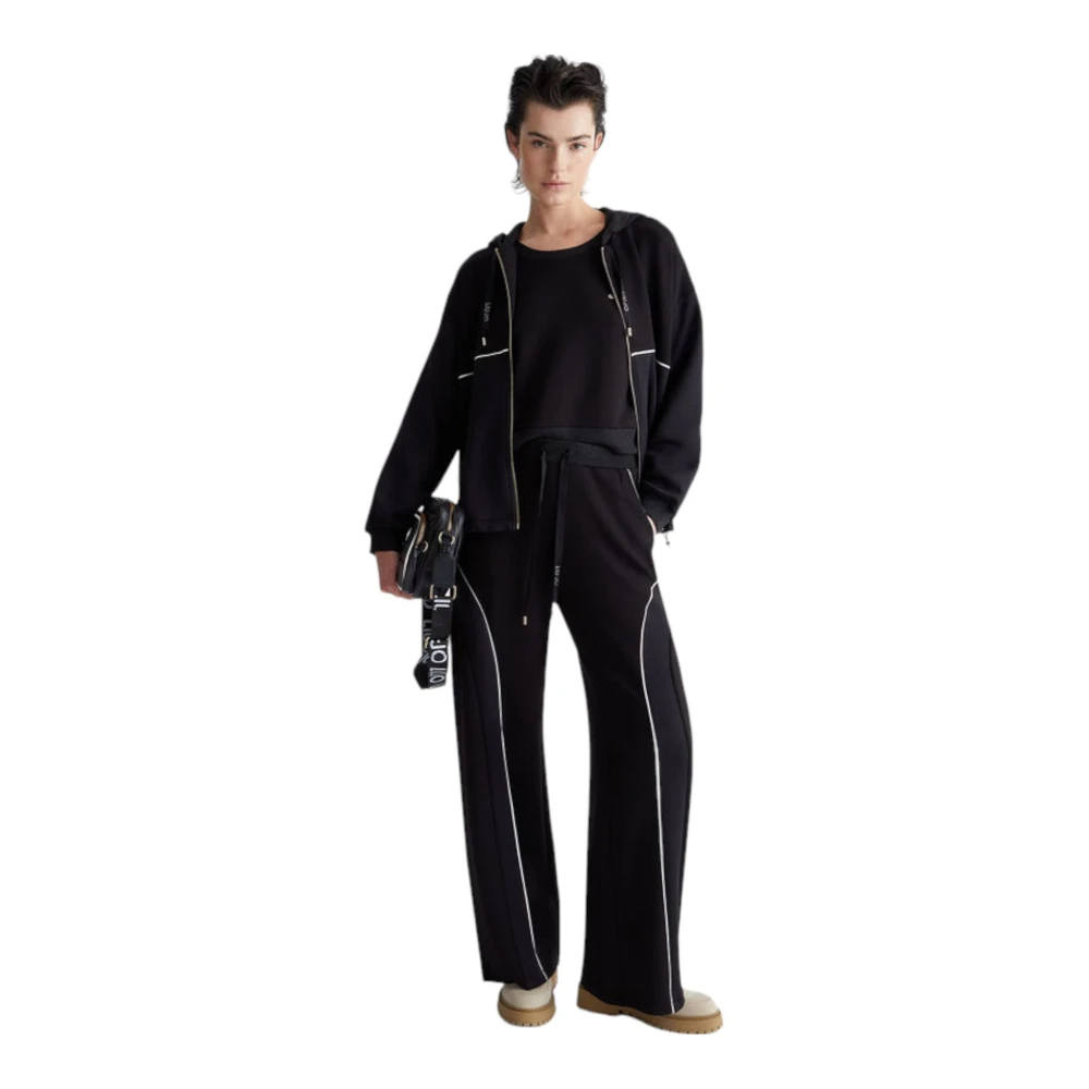 Liu Jo Dames Zip Hoodie Black Dames