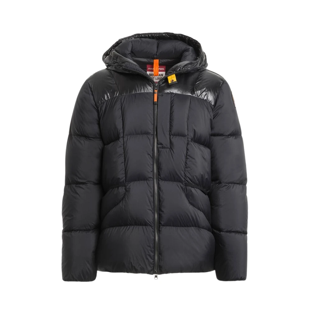 Parajumpers Men's Black Sento - Hooded Down Jacket