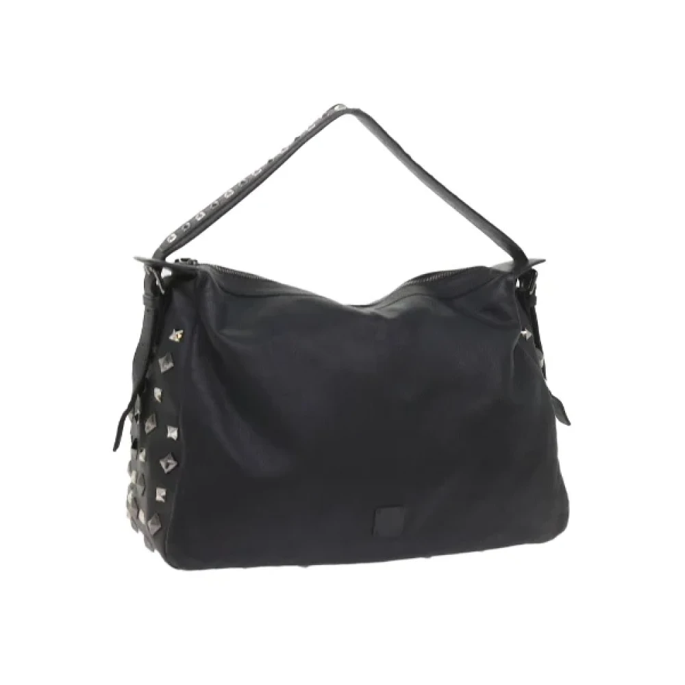MCM Pre-owned Leather handbags Black Dames