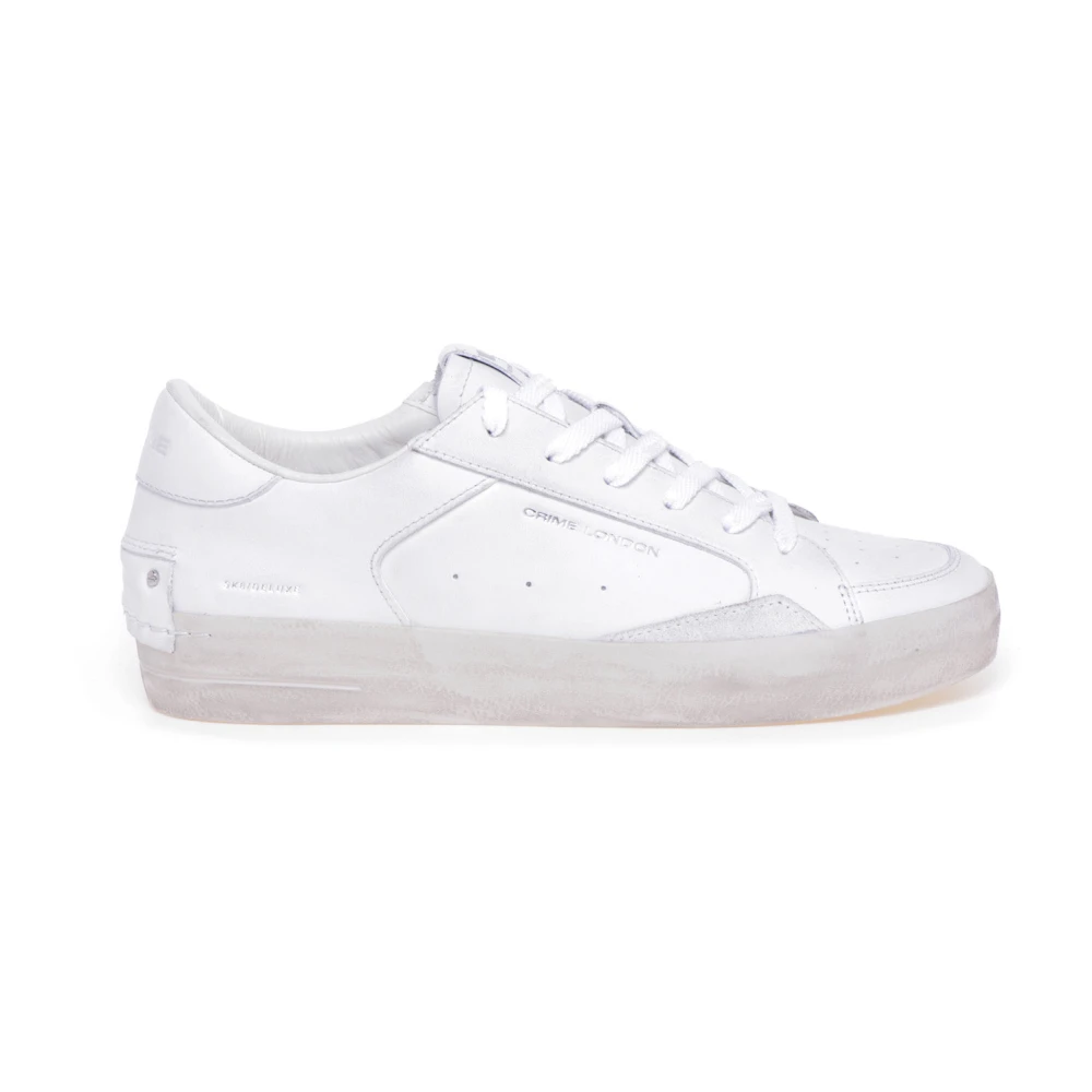 Crime London Skate Deluxe Sneaker Heren Schoenen Wit