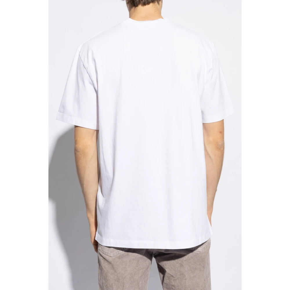 Dsquared2 T-shirt met logo White Heren