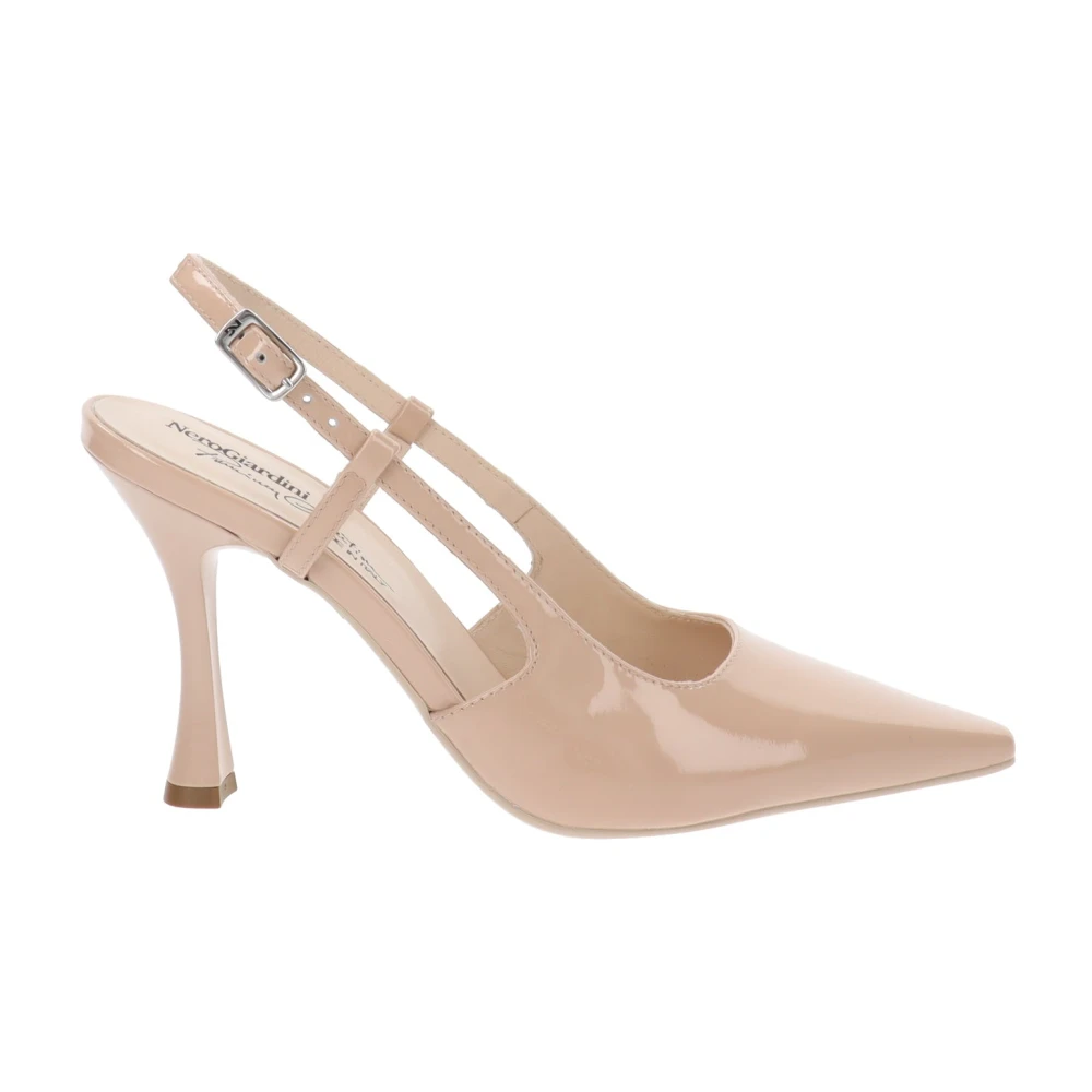 Nerogiardini Pink Elegant Leather High Heel Shoes - Female - Pumps - 6 Uk - Shoes