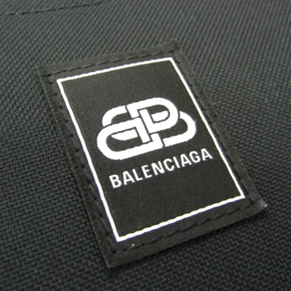 Balenciaga Vintage Pre-owned Canvas shoulder-bags Black Dames