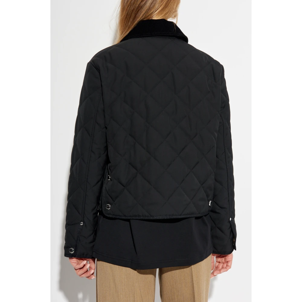 Burberry Gewatteerde jas Lanford Black Dames