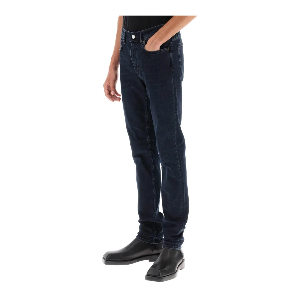 Acne Studios Organische Slim Fit Jeans van Denim Blue Heren