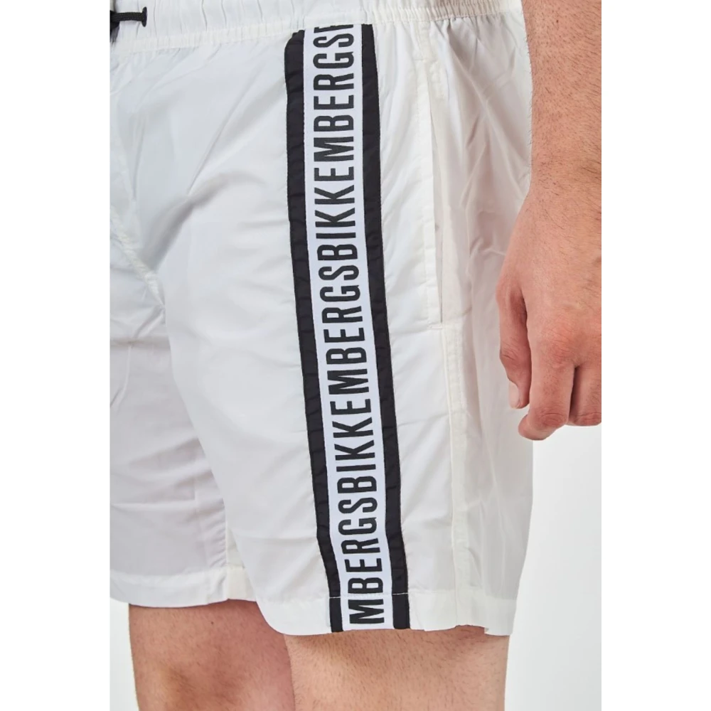 Bikkembergs Heren Boardshorts Stijlvolle Zwemkleding White Heren