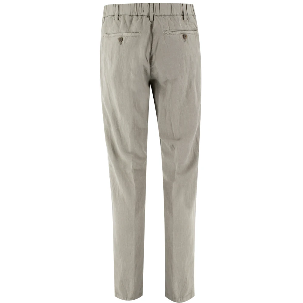 Myths Slim Fit Trekkoordbroek Green Heren