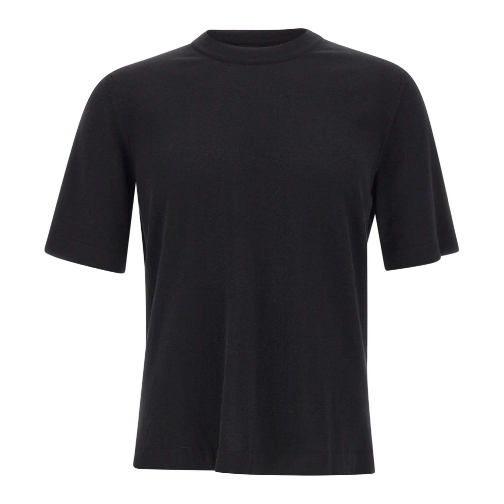 K-Way Men's Black Round-Neck Knitwear, L, Combe Crew Neck Jumper