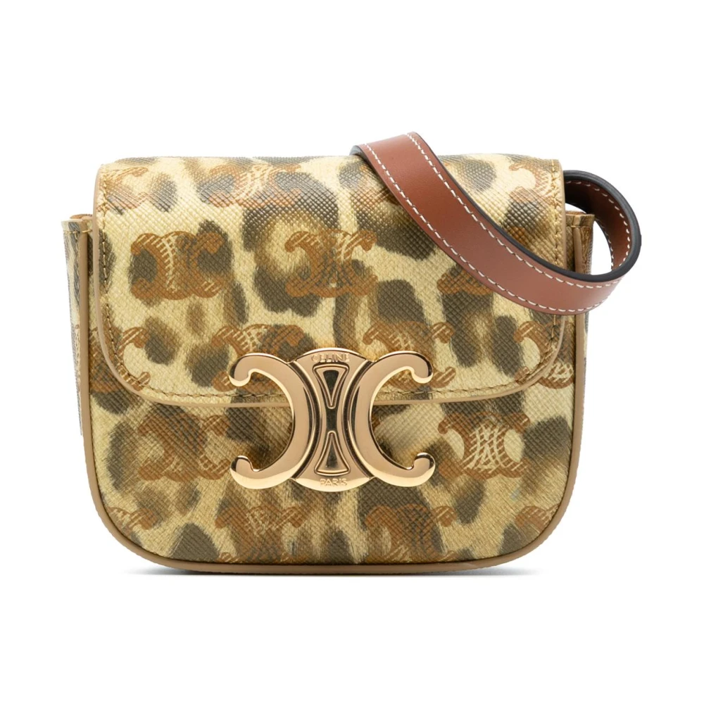 Celine Vintage Donna Marrone Pre-Owned, Taglia Unica, Used,