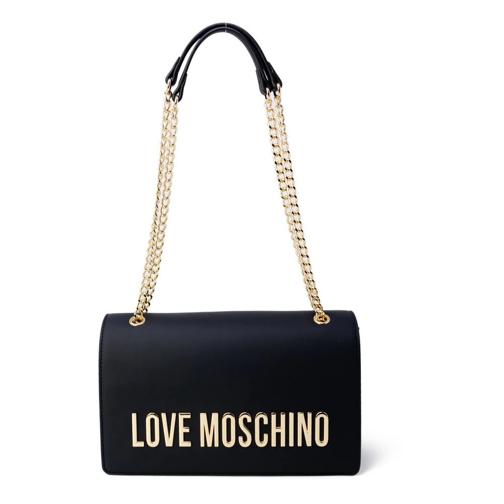 Love Moschino Vrouw Zwart Tassen Dames, One Size, Dames Schoudertas