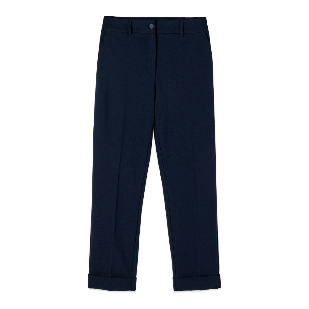Oltre Donna Blu - Cropped Pantaloni - Trousers - M