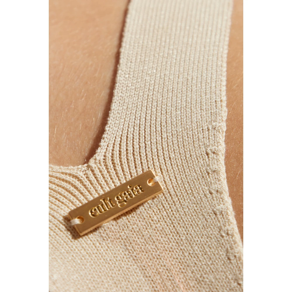 Cult Gaia Top Crawford Beige Dames