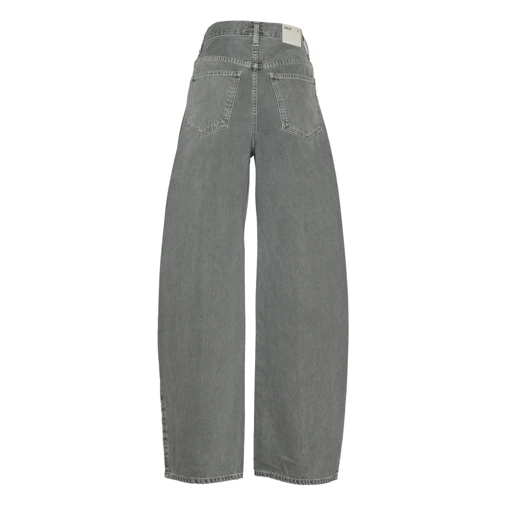 Agolde Kristen High-Waist Jeans Gray Dames