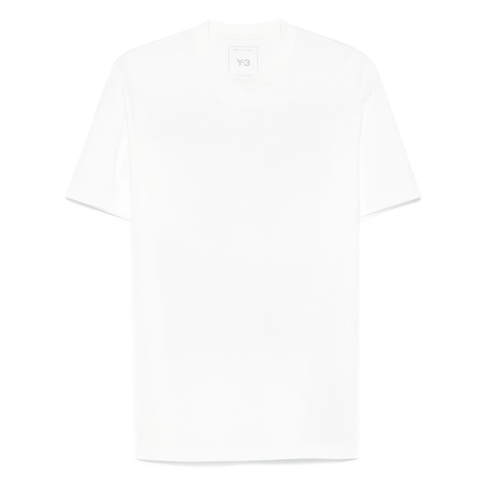 Y-3 Grafisch T-shirt Unisex Korte Mouw White Heren