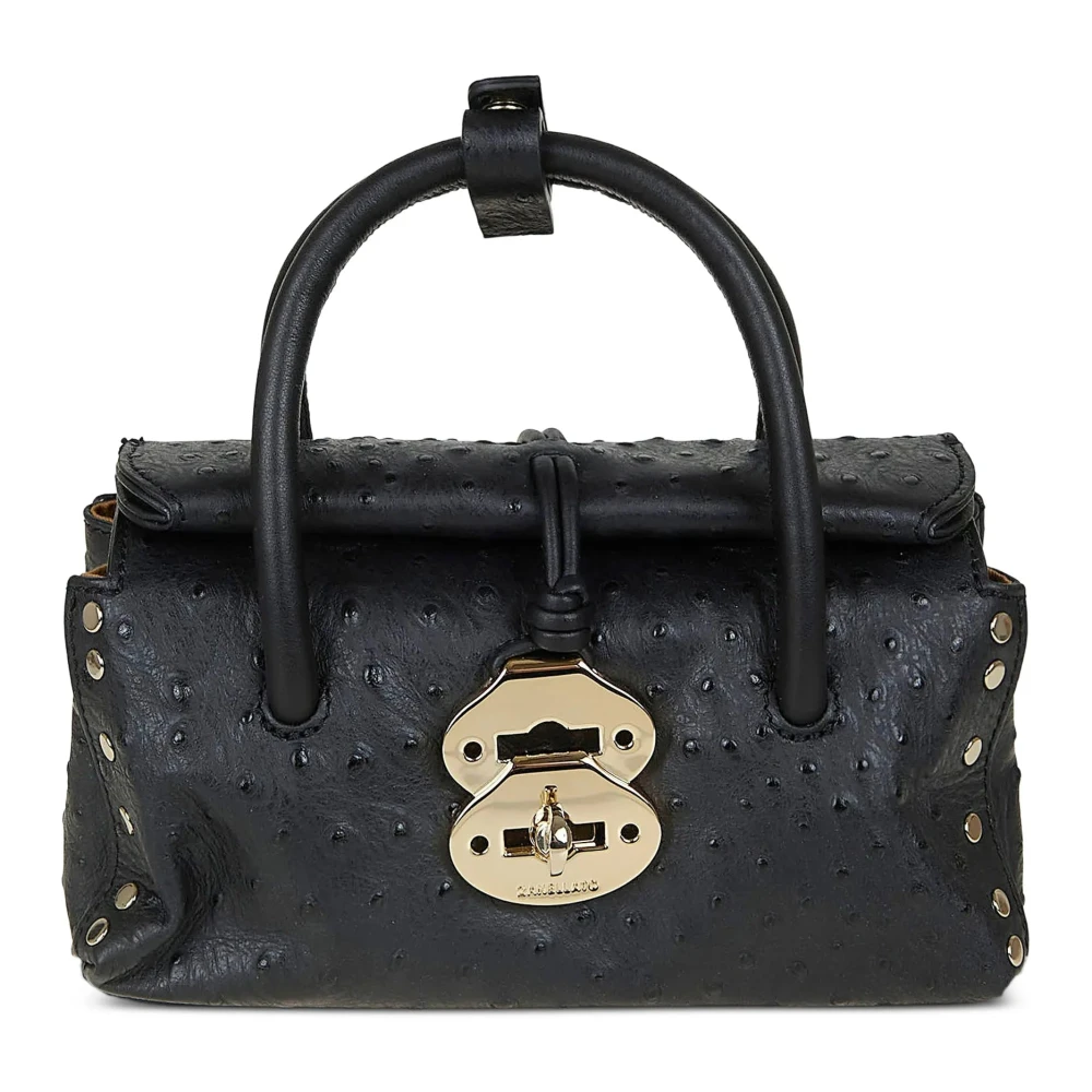 Zanellato Women's Black Dotta Baby Tote Bag - Handbags - One Size - Bags