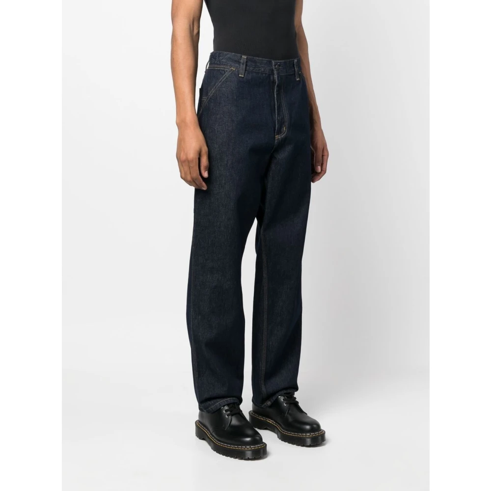 Carhartt WIP Werkkleding Denim Broek Blue Heren