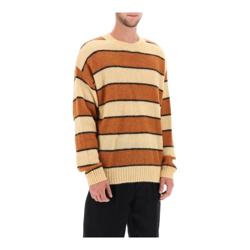 closed Round-neck Knitwear Multicolor Heren