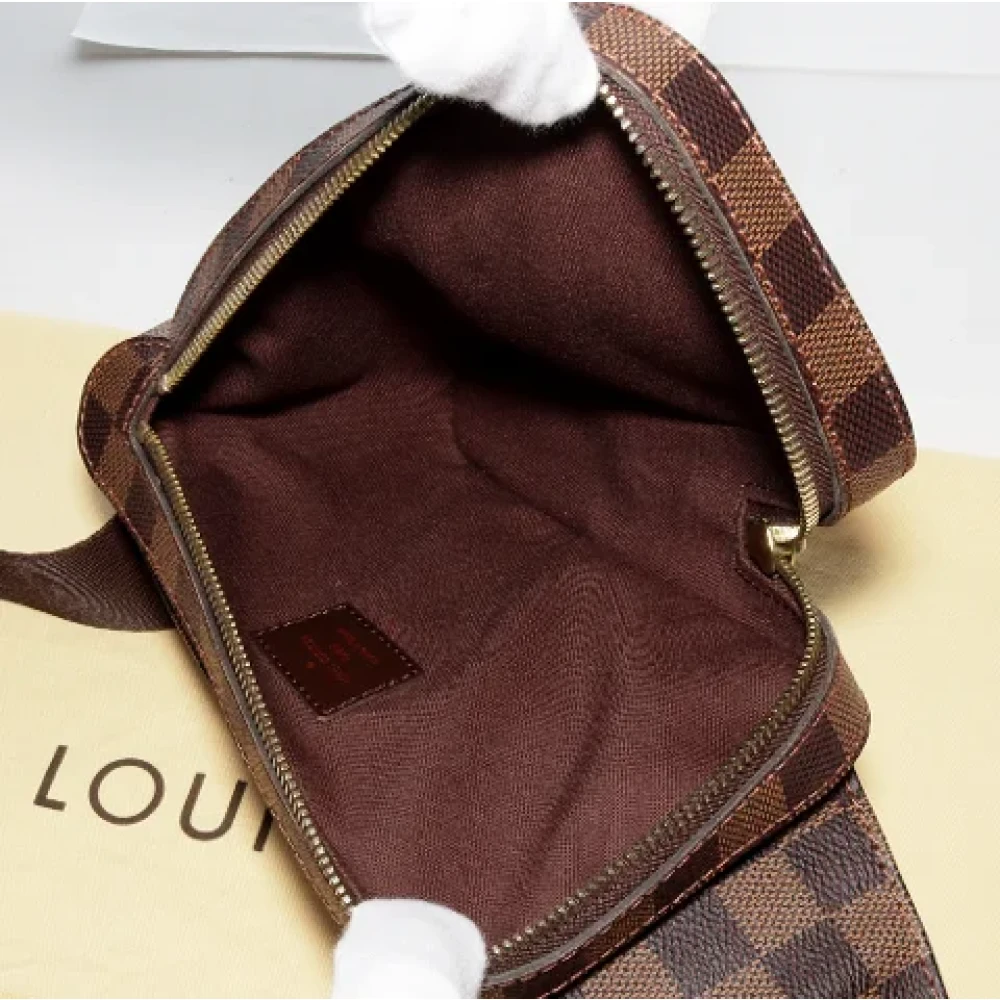 Louis Vuitton Vintage Pre-owned Canvas shoulder-bags Brown Heren