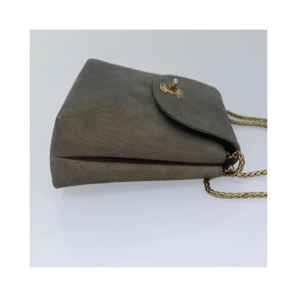 Chanel Vintage Pre-owned Suede chanel-bags Brown Dames