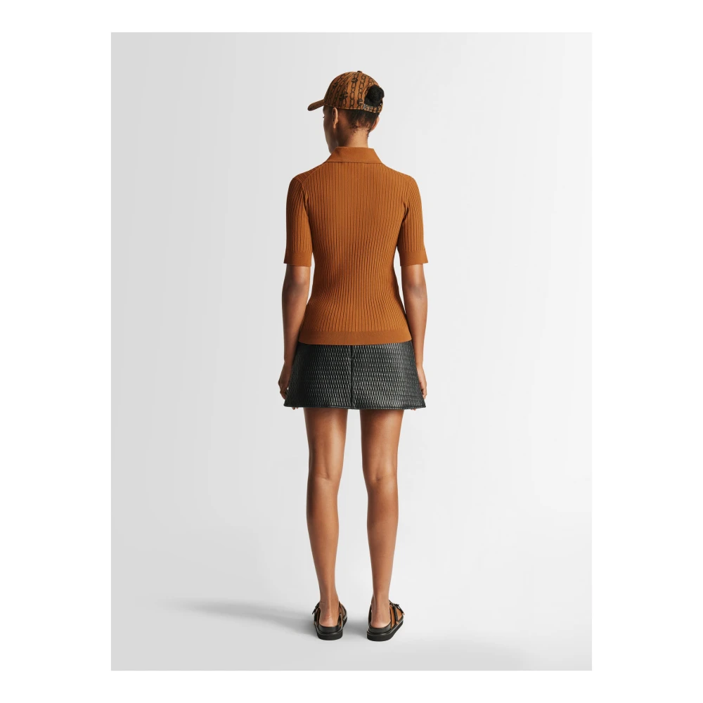 Fusalp Vera Poloshirt MET Korte Mouwen Brown Dames