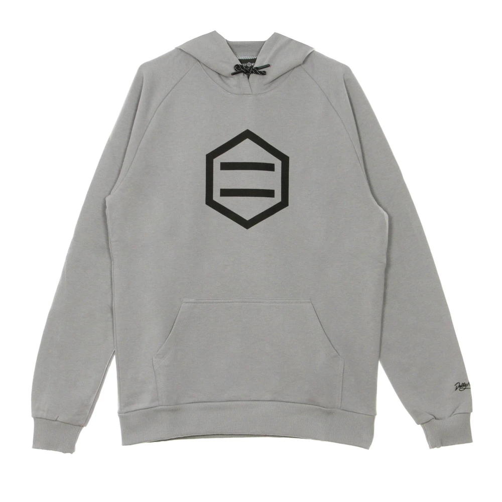 Dolly Noire Men's Gray Hoodies, Xl, Logo Hoodie