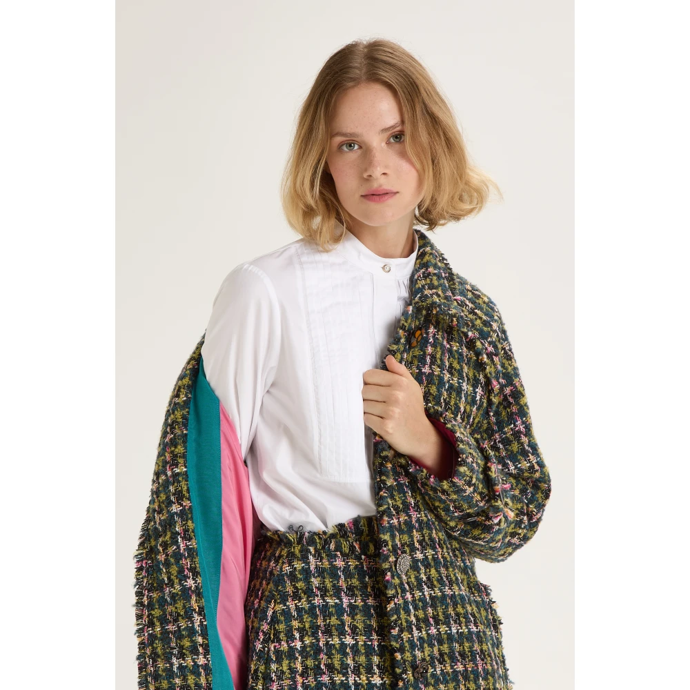 Maliparmi Elegante Witte Shirt White Dames
